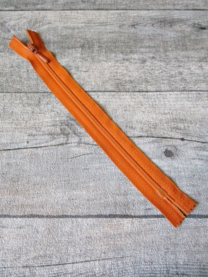 Reißverschluss orange 18 cm lang 22 mm breit YKK - MONDSPINNE