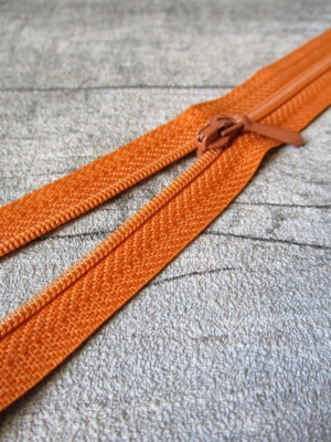 Reißverschluss orange 18 cm lang 22 mm breit YKK - MONDSPINNE