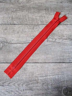 Reißverschluss rot 18 cm lang 22 mm breit YKK - MONDSPINNE