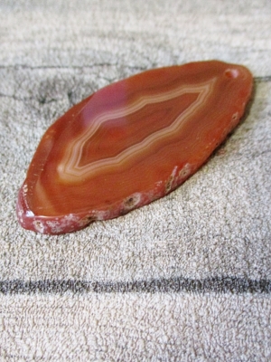 Achatscheibe carneol orange 6 cm - MONDSPINNE