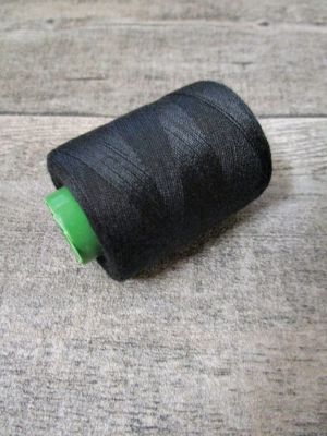 Garn Polyester schwarz 0,1 mm 400 m - MONDSPINNE