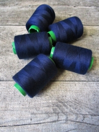 Nähgarn Polyester marineblau dunkelblau schwarzblau - MONDSPINNE
