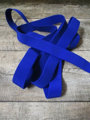 Gummiband Elastikband 2 cm Polyester Elastodien blau - MONDSPINNE