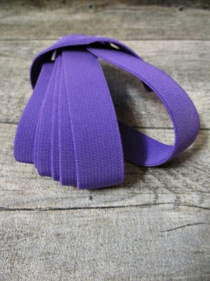 Gummiband Elastikband 2 cm Polyester Elastodien violett - MONDSPINNE