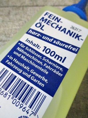 Feinmechaniköl Nähmaschinenöl Fahrradöl 100ml - MONDSPINNE