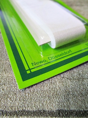 Haushaltsband weiß 20mm 3m Baumwolle - MONDSPINNE