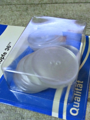 Kittelknopf 23,2 mm weiß Kunststoff Wenco