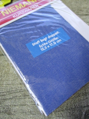 Flicken Bügelflleck hellblau jeansblau Niemann rechteckig 125x170 mm - MONDSPINNE