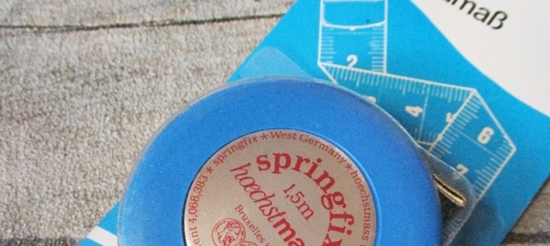 Rollmaßband Maßband Bandmaß Metermaß Rollmaß rund blau-silber 150 cm springfix hoechstmass - MONDSPINNE